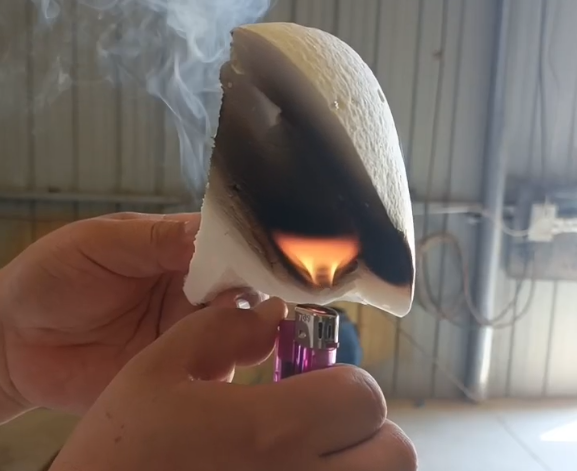 保温材料耐火性测试